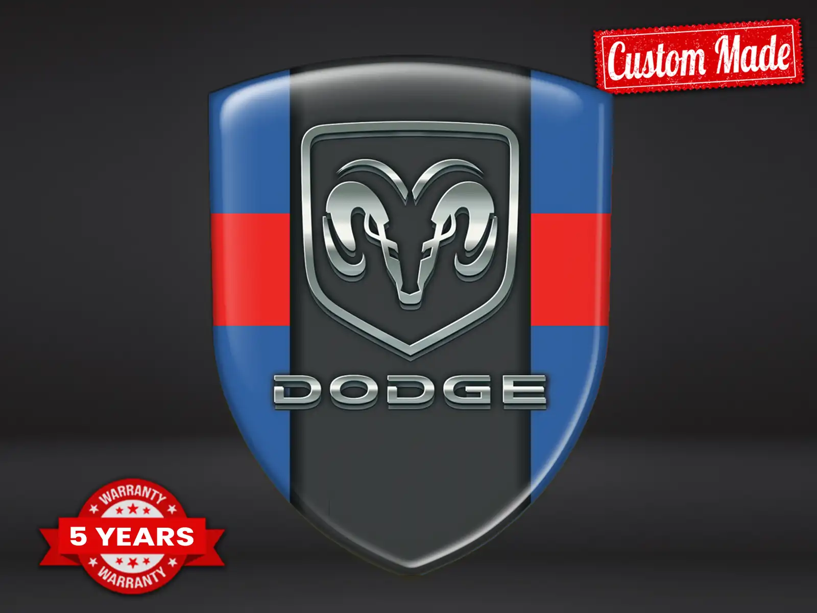 Dodge Stickers Affaires Perso Style Max Pro Résistant